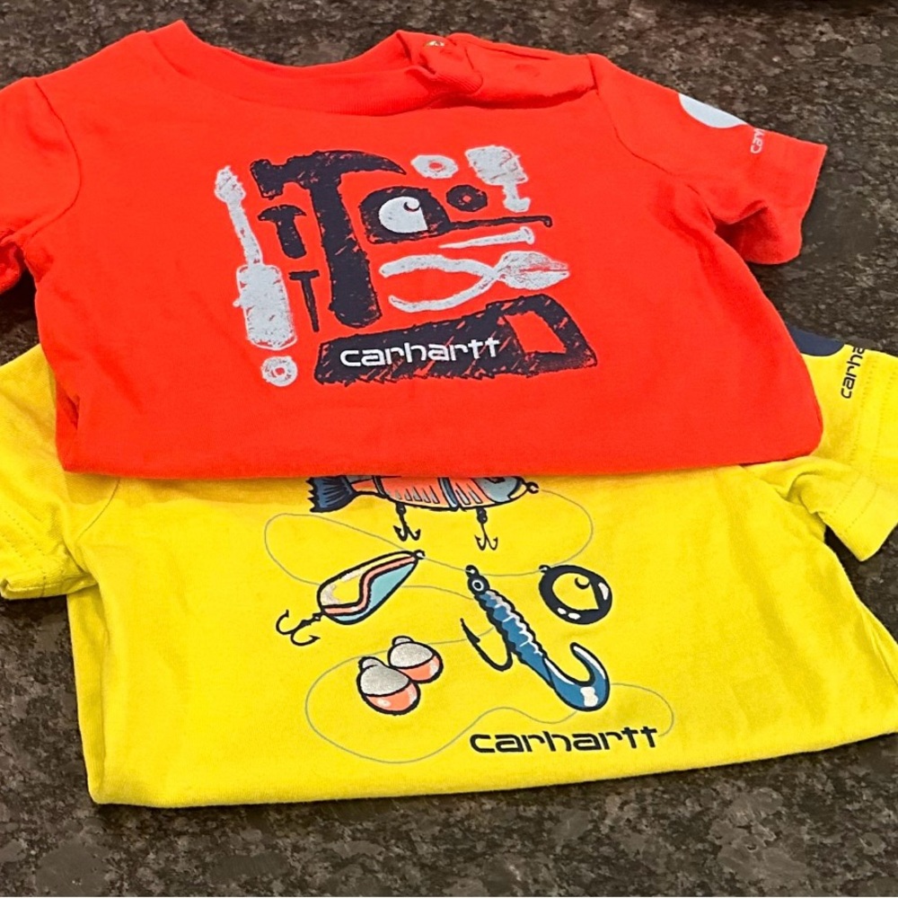 New without tags 2 Carhartt short sleeve onesies